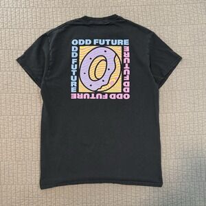 Odd Future T Shirt Men Medium Black Double Sided Donut OFWGKTA Tyler The Creator